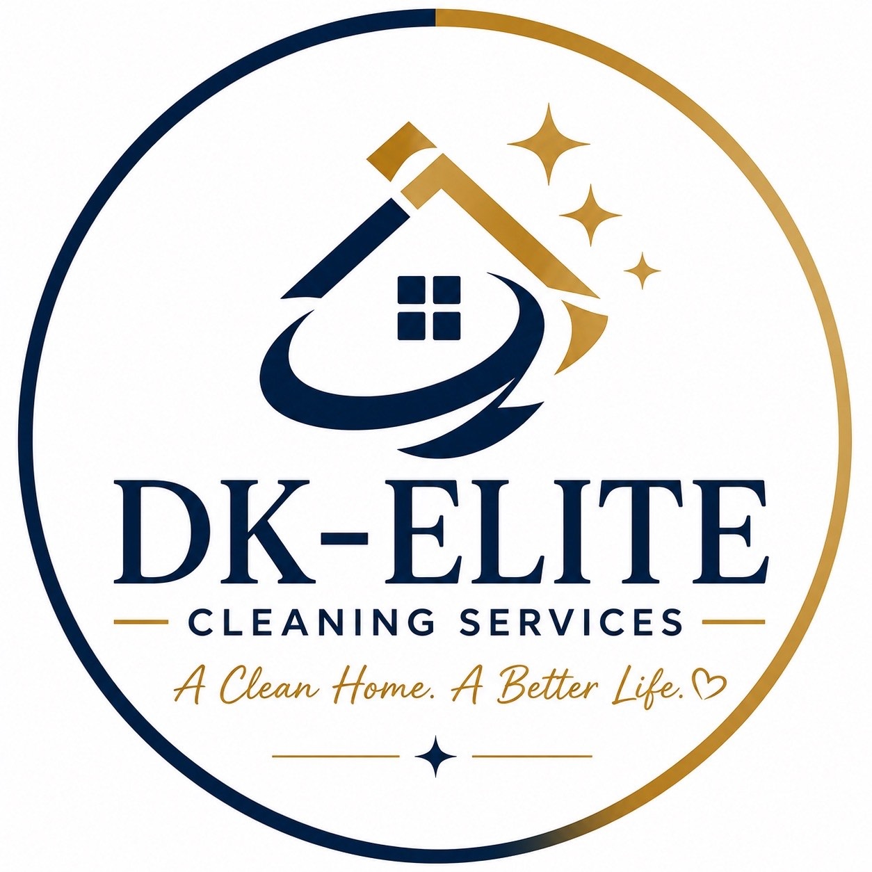 DK Elite Cleaning Services logo
